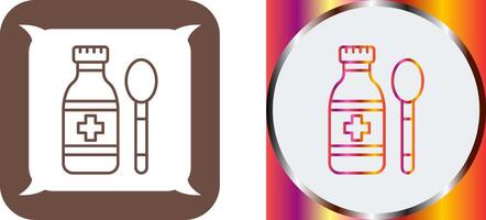 jarabe icono diseño vector