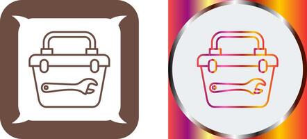 Toolbox Icon Design vector