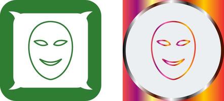 Ancient Face Mask Icon Design vector