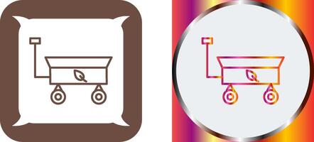 Garden Cart Icon Design vector