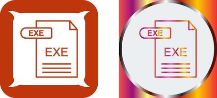 EXE Icon Design vector