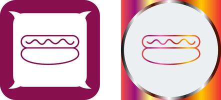 Hot Dog Icon Design vector