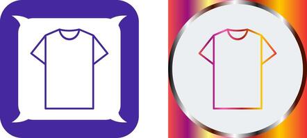 Plain T Shirt Icon Design vector