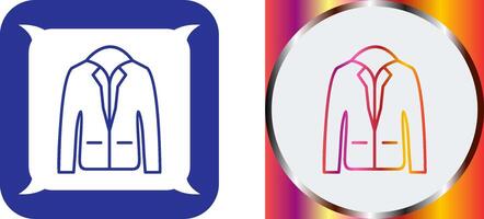 Stylish Jacket Icon Design vector