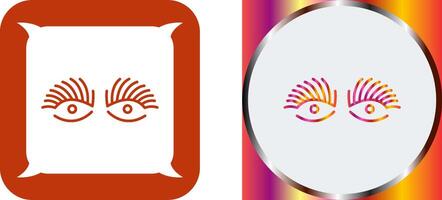Longlashes Icon Design vector