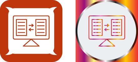 File Sharing Icon Design vector