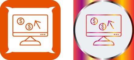 Unique Pay Per Click Icon Design vector