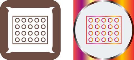 Colored Palette Icon Design vector