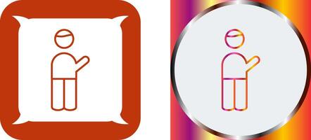 Museum Guide Icon Design vector
