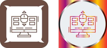 Scroll Icon Design vector