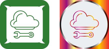 Cloud Computing Icon Design vector