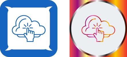 Cloud Computing Icon Design vector