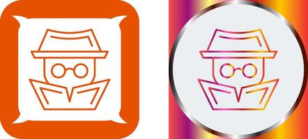 Hacker Icon Design vector