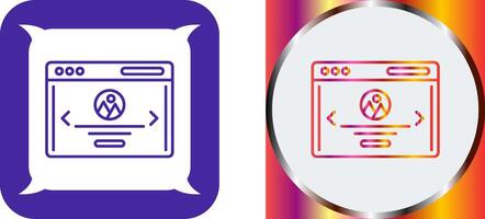 Web Page Icon Design vector