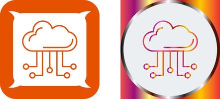 Cloud Computing Icon Design vector