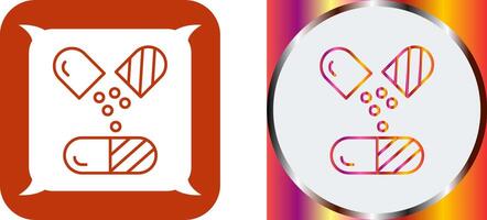 Capsule Icon Design vector
