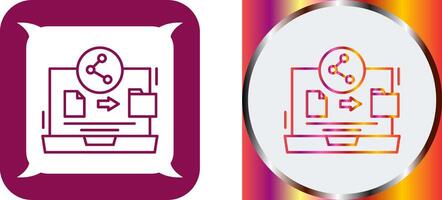 File Share Icon Design vector