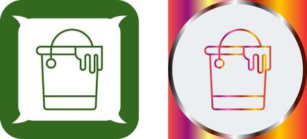 Paint Bucket Icon Design vector