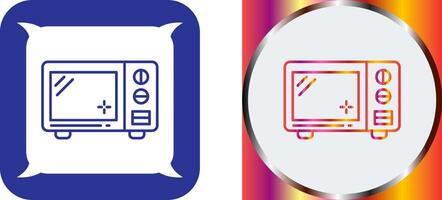 Microwave Icon Design vector