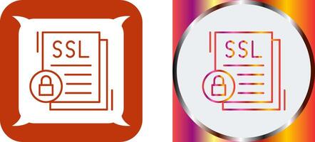 SSL Icon Design vector