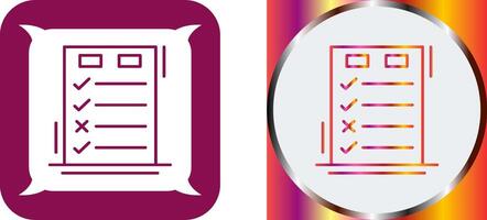 Today to Done CheckList Icon Design vector
