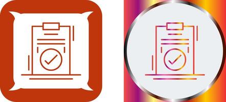 Checkmark Icon Design vector