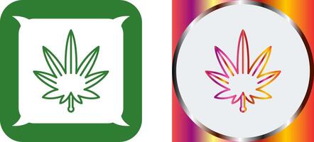 Weed Icon Design vector