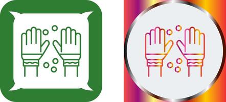 Winter Gloves Icon Design vector