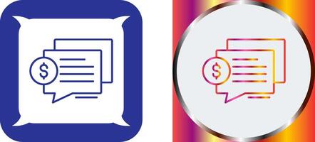 Dialog Icon Design vector