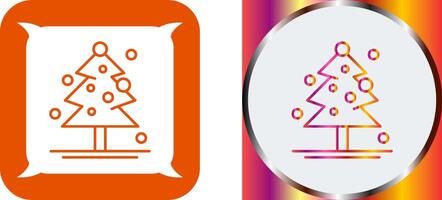 Navidad árbol icono diseño vector