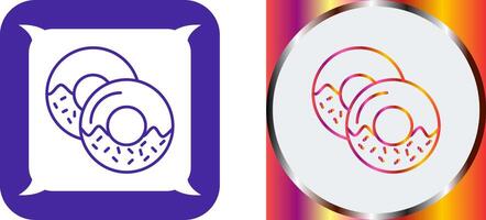 Doughnut Icon Design vector