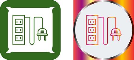Power Socket Icon Design vector
