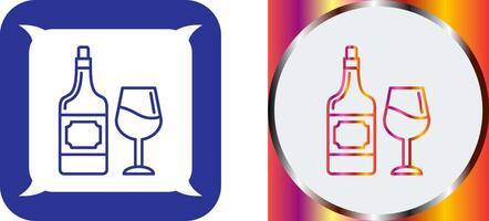 vino icono diseño vector