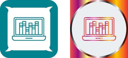 Online Library Icon Design vector