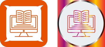 Digital Learning Icon Design vector