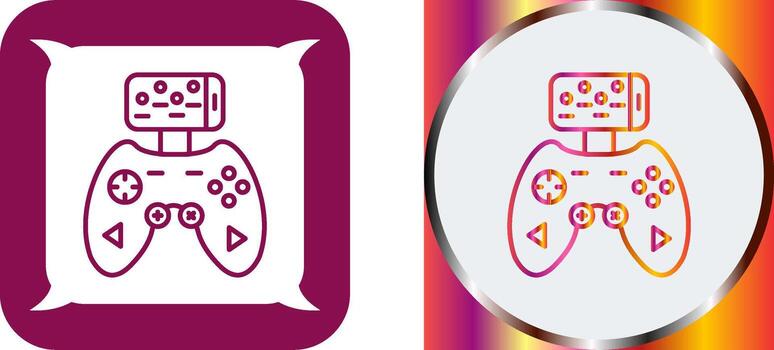Game Controller Icon Design vector