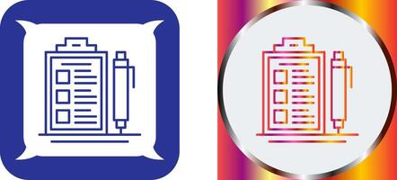 Check List Icon Design vector