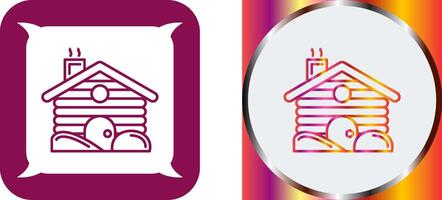 Cabin Icon Design vector