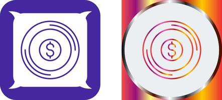 Coin Icon Design vector