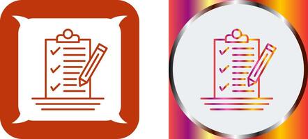 Check List Icon Design vector