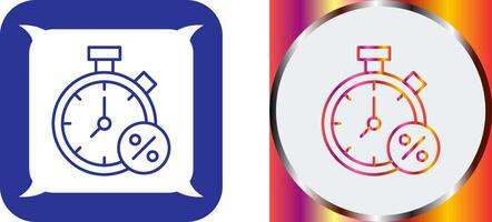 Timer Icon Design vector