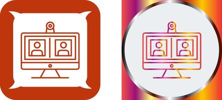 Videocall Icon Design vector