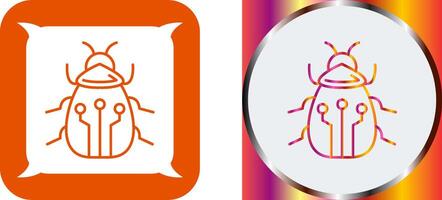 Bug Icon Design vector