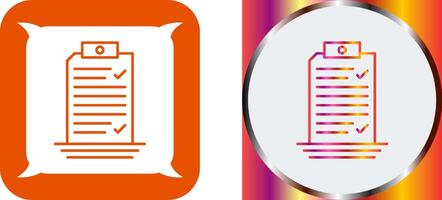 Check List Icon Design vector