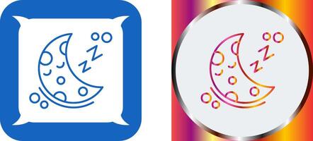 Sleeping Icon Design vector