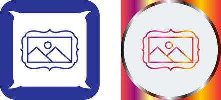 Frame Icon Design vector
