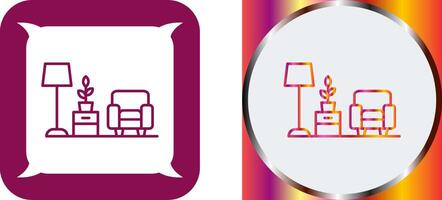 Living Room Icon Design vector