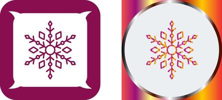 Snow Flake Icon Design vector