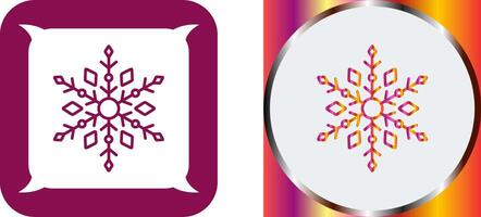 Snow Flake Icon Design vector