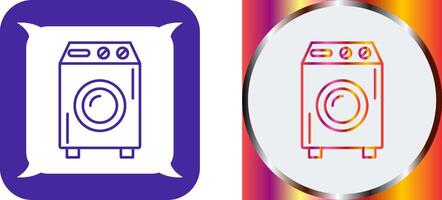 Washing Machine Icon Design vector